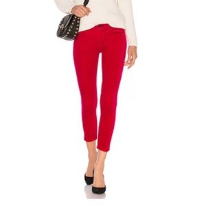 Rag & bone high rise velvet ankle pants